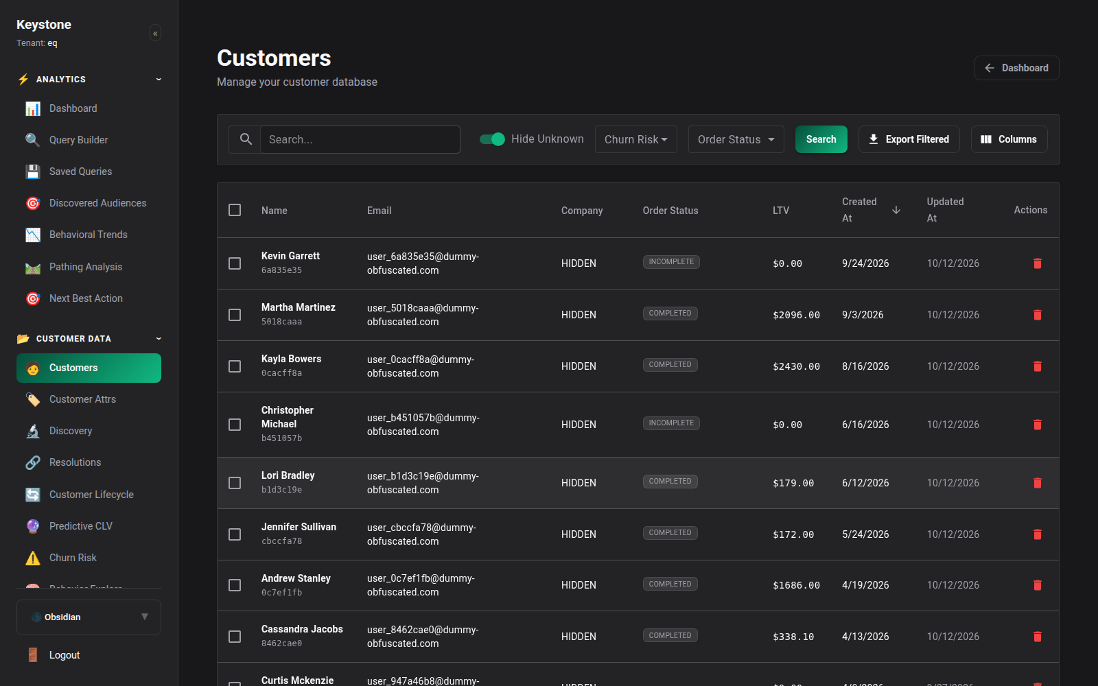 Customer Directory